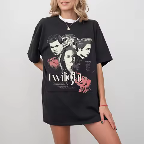 Vintage Twilight Shirt Retro Twilight Fans Homage T-shirt Gift for Book Lover Twilight Saga Comic Va