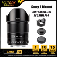 Viltrox 23mm F1.4 Auto Focus Lens Portrait Large Aperture Wide Angle Lens APS-C for Sony E mount Camera Lens A9 A7RIV A7II A6600