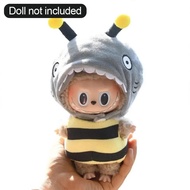 For 17cm Labubu out fit clothes Time to chill doll clothes for labubu II Doll cute clothes