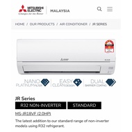 **(R32) MITSUBISHI NON-INVERTER AIRCOND 2.0HP JR-SERIES**