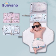 Sunveno Baby Changing Mat Portable Foldable Washable Waterproof Mattress Changing Pad Mats Reusable Travel Pad Diaper