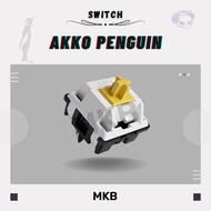 [READY STOCK] Akko Penguin Silent Tactile Switch for Mechanical or Gaming Keyboards - Tactile