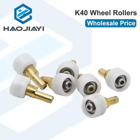 K40 Laser Engraver Carriage Wheel Roller Set Mini Rubber Rollers & Head Mount for DIY CO2 Laser Engr