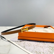 HERMES H皮帶 焦糖色
