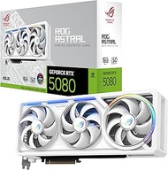 ASUS ROG Astral GeForce RTX 5080 16GB GDDR7 White Gaming Quad Fan Graphics Card (NVIDIA DLSS 4, 3.8-