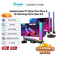 Govee DreamView P1 & Flow Plus Light Bars for TVs Gaming Music RGBICWW RGB Light LED Light Bar