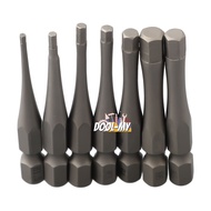 【DOOL】50mm 1/4 hex Shank Screwdriver Bit  H1.5 H 2  for H2.5 H3 H4 H5 H6