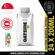 [SCREW CAP] OATSIDE Barista Edition Oat Milk 200ML X 24 (TETRA) - FREE DELIVERY within 3 working days! (New Stock)