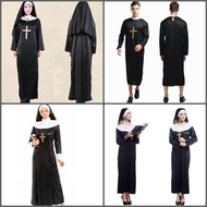 Monk's Outfit Nun's Set Royal Thai Baht Black Nun Fancy Dress Ghost cp32 cp32.3 cp32.2 cp32.8