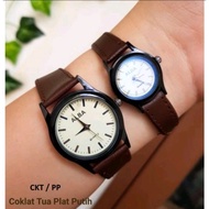 Jam Tangan Couple/Pria/Wanita Alba Kulit / Jam Tangan kulit alba couple / Jam tangan alba pria wanit