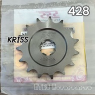 MODENAS KRISS 428 SSS Silver Front Sprocket