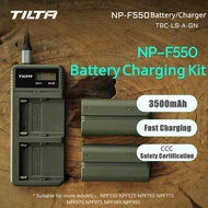 TILTA NP-F550 Battery Charger for Sony F770 F970 DSLR Camera Fast Charging Case Portable 3500mAh NPF