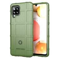 Samsung Galaxy A42 5G Case RUILEAN Soft TPU Heavy Duty Rugged Shield Armor Tough Shockproof Protecti
