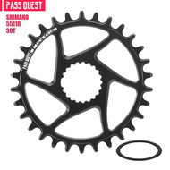 PASS QUEST Bike Chainring 30/32/34/36/38/40T CNC Direct Mount MTB Narrow Wide Bicycle Chainwheel for