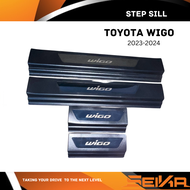 Toyota Wigo 2023-2024 LED Side step Sill / Door Sill Plate Toyota Car Accessories Toyota Wigo Car Ac