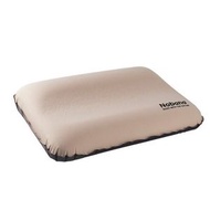 ONE - 戶外3D海綿枕自動充氣枕頭（卡其色 尺寸：展開：46x30x12cm / 收納：φ10.5x34cm）