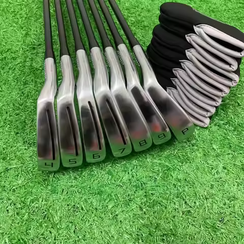 2024 New Men's Golf Clubs Left hand silver p790 Golf Irons fifth generation 7pcs 4-9P R/S/SR Flex St