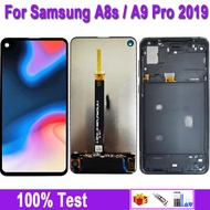 6.4"Original LCD Display For Samsung Galaxy A8s SM-G8870 G887F G887FZ G887N A8s A9 Pro 2019 Touch Sc
