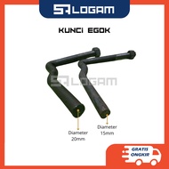 Manual Truck Bed Door Lock Egok Button Slot Lock