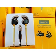 Realme Earphones Earbuds Hands Free with Bass Microphone