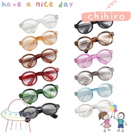 CHIHIRO Toys Round Glasses, Changing Clothes DIY Accessories Doll Glasses, 6.5cm Doll Decoration Cut