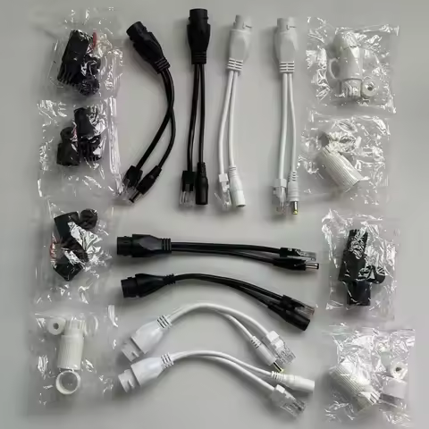 POE Cable Passive Power Over Ethernet Adapter Cable POE Splitter RJ45 Injector Power Supply Module F