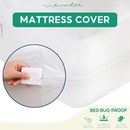 Waterproof Zipper Mattress Protector Bedbug Proof Mattress Cover Single/S Single/Queen/King Size Available