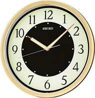 นาฬิกาแขวน ไซโก้ ( Seiko ) ขอบทอง พรายน้ำ เรืองแสง เดินเรียบ ขนาด 12นิ้ว รุ่น QXA472G QXA472