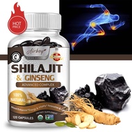 SHILAJIT & GINSENG 1500 mg Advanced Complex– Improve mood, boost energy and vitality (120 capsule)
