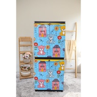 LEMARI PLASTIK ORLANDO TEDDY BEAR + KUNCI