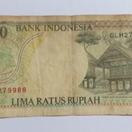 Uang kertas lama Indonesia Rp 500 tahun 1992