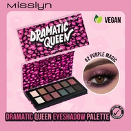 MISSLYN - พาเลทอายแชโดว์ Dramatic Queen, 12 สี พาเลทอายแชโดว์, พาเลทอายแชโดว์สีน้ำตาล, พาเลทอายแชโดว