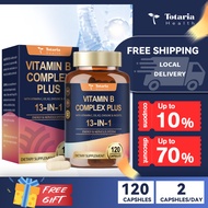 Totaria 13-in-1 Vitamin B Complex Plus with Vitamin B1, B2, B3, B4, B5, B6, B7 (Biotin), B8 (Inosito