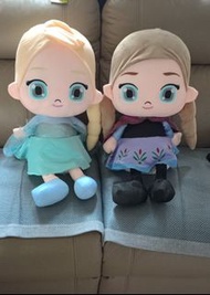 冰雪奇緣Elsa Anna 公仔一對