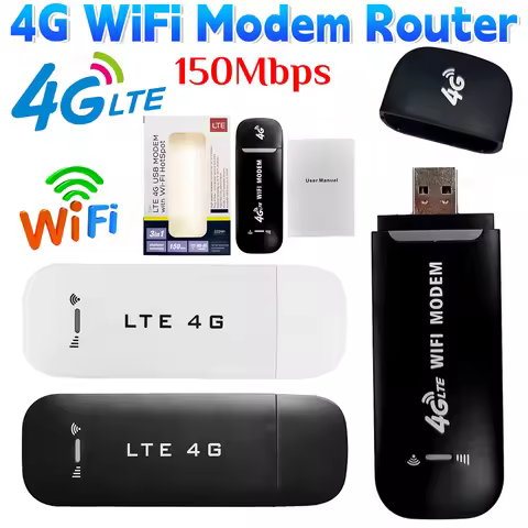 4G LTE Unlocked USB Dongle Portable WiFi Wireless Router Small WiFi Modem Router Dongle Home Oiffice