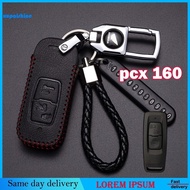 【XPS】HONDA Pcx 160 Remote Key Leather Case Cover Pcx 160 Remote Cover Motorcycle Accessories