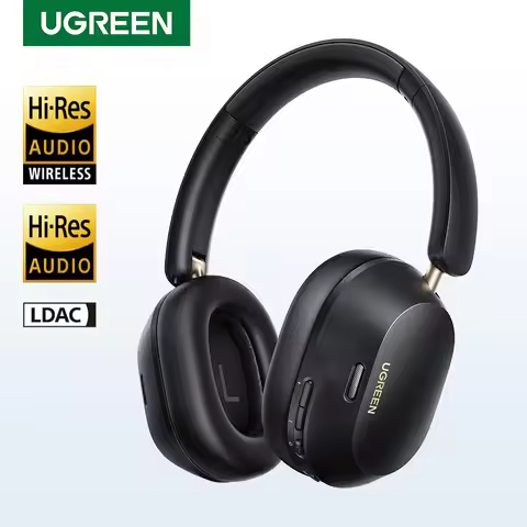 UGREEN Max5c Wireless Bluetooth Headphones ANC 43dB Active Noise Cancellation Hi-Res LDAC 75H Spatia