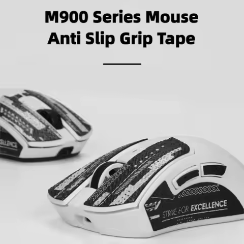 Delux M900Pro Mouse Accessories Set – Anti-Slip Grip Tape & Original Mouse Feet & Dots Feet