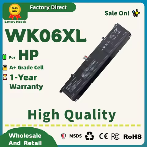 Factory Direct! WK06XL Laptop Battery For HP M39179-005 M41711-005 M41640-CD1 M38822-1D1 HSTNN-IB9V 