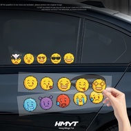 Car Sticker Pixel Style Smile emoji Sticker emoji Image Window Glass Decorative Sticker