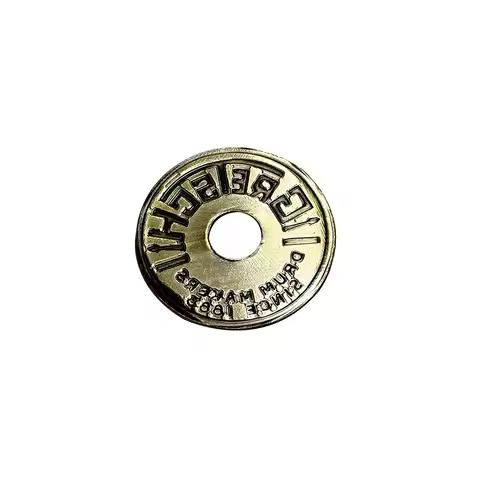 Gretsch Drum Round Stereo Badge Snare Tom Kick Vintage Snare Brass Grommet Part 1950s 1960s 50's 60'