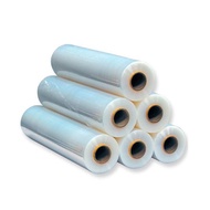 Stretch Film Pallet Packaging Cling Wrap Plastic Transparent 50cm Width / 2.4kg Roll Industrial