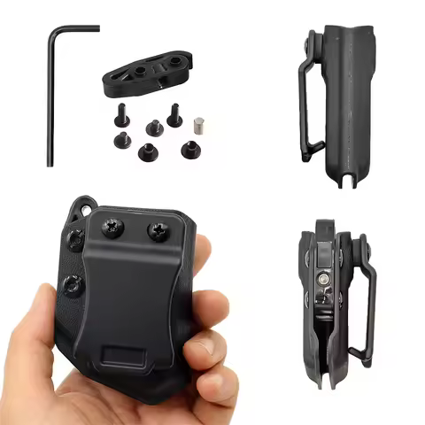 9mm/.40 Adjustable Right&Left Magazine Pouch IWB Kydex Pistol Mag Box Tactical Waist Magazine Holste