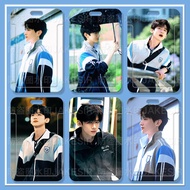 ✨Hot-selling✨ Bai Jingting Hard Coax Student Slide Card Holder Meal Card Bus Card ID Protective Case