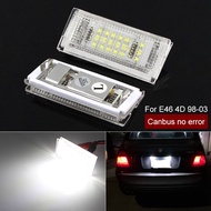 2pcs Canbus LED License Plate Light No error For BMW 3er E46 4D 5D 1998-2005 Mini Cooper S R53 ONE R