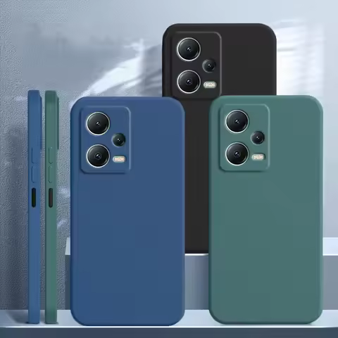 For Xiaomi Poco X5 5G Case Xiaomi Poco X4 X5 Pro 5G Cover Shockproof TPU Liquid Silicone Original Ph
