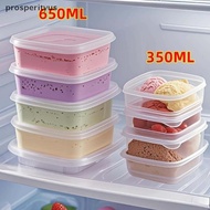 [Prs] 350/650ML Ice Cream Storage Tub Reusable Ice Cream Box Container Mold With Lid Kitchen Refrige