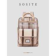 SOSITE女學院風15.6寸旅行雙肩包