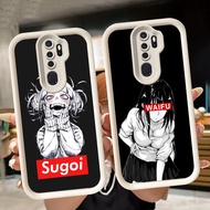 Soft Casing for OPPO Reno A37 A39 A5 2F A9 2020 2Z F11 A83 Pro White Q45 Anime Waifu