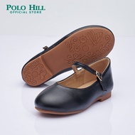 POLO HILL Kid Girl Ballerina Flats Shoes PGSL-GS500 (Black/Beige)